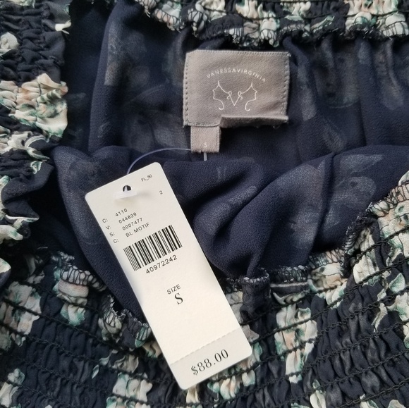 Brio Off-The-Shoulder Top, Blue - Picture 8 of 8